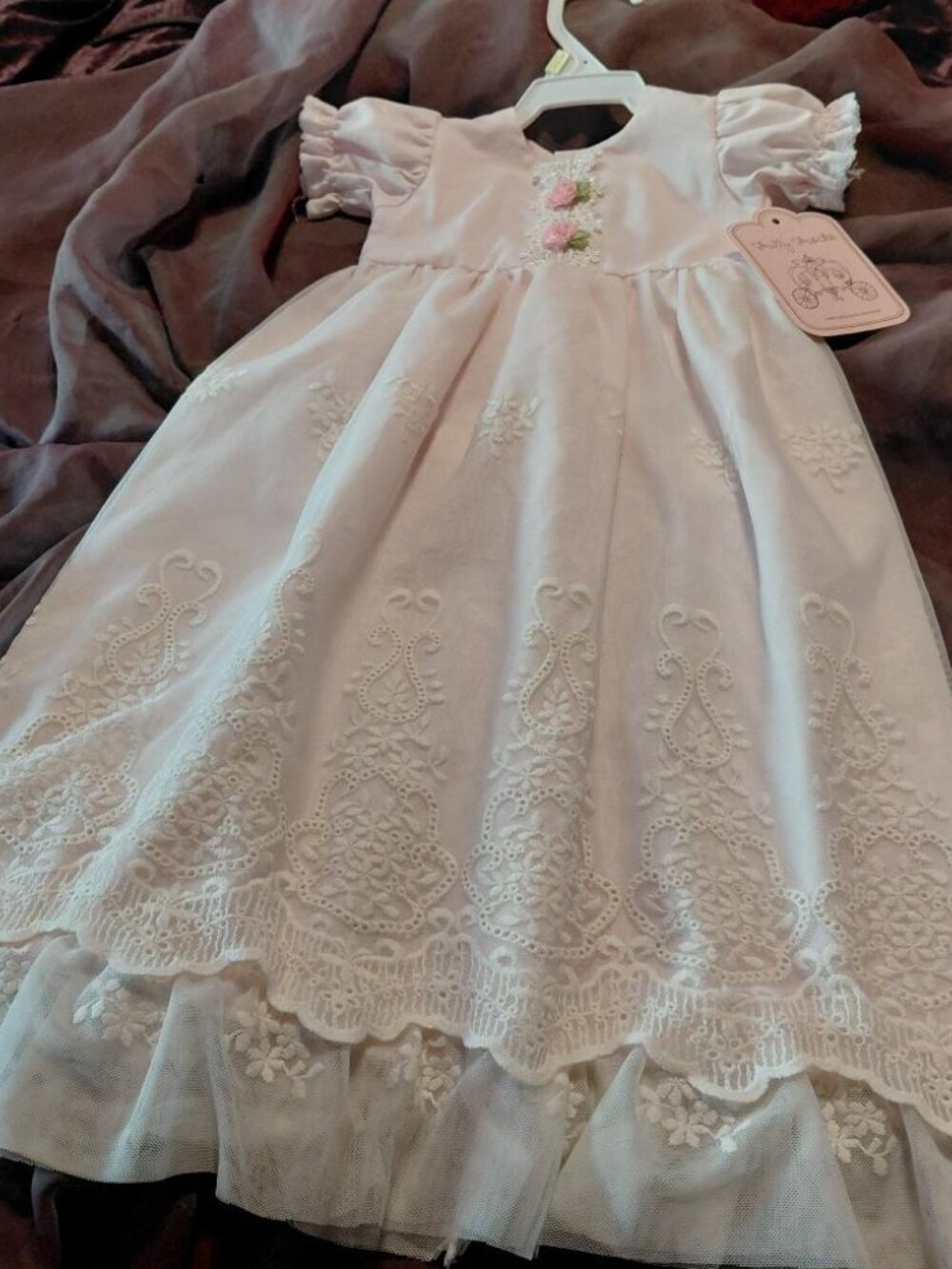 NWT Frilly Frocks Sophia Pink Take Me Home Gown
